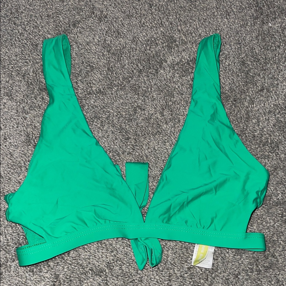Vibrant Green Bikini Top